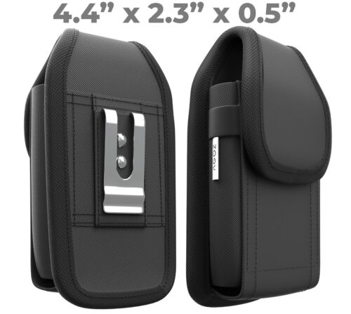 Small Cell Phone Case Belt Clip/Loop Holster Pouch-Dimensions 4.4x2.3x0.5 inches - Picture 1 of 7