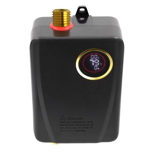 Elektrischer Warmwasserbereiter 3500W Schwarz Warmwasser-Durchlauferhitzer 220V - Bild 5 von 16