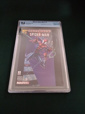 Ultimate Spider-Man 1/2 CBCS 9.6 NM+ with white pages