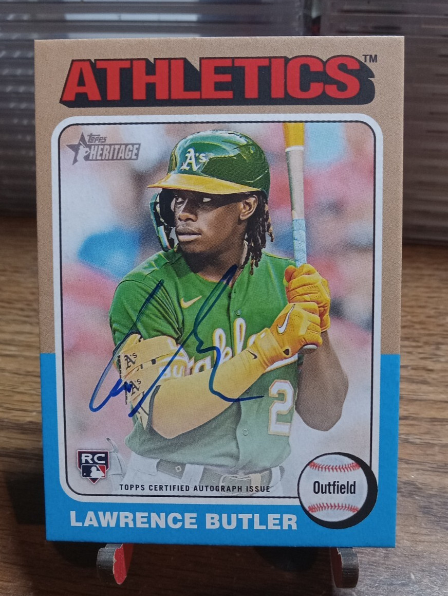 2024 Topps Heritage Real One Rookie Autograph Lawrence Butler