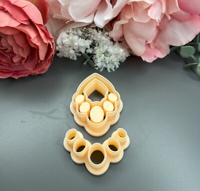 Boho mit edlem Polymer Clay Cutter | 3D gedrucktes Tonwerkzeug | IrisCrafts7 UK