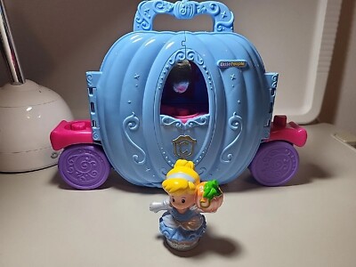 Fisher Price Little People Cinderella's Fold N' Go Carriage Disney Princess  2019