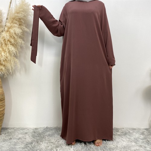 Ramadan Abaya Dubai Women Maxi Dress Muslim Islamic Kaftan Dress Loose Cocktail - Picture 70 of 71