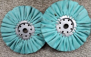 10" CLOTH BUFFING WHEEL 1" CENTER HUB 2 WHEELS 