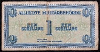 Austria 1 Schilling 1944 Allied Military Authority P 103 (SLIB L0809b) BA U5