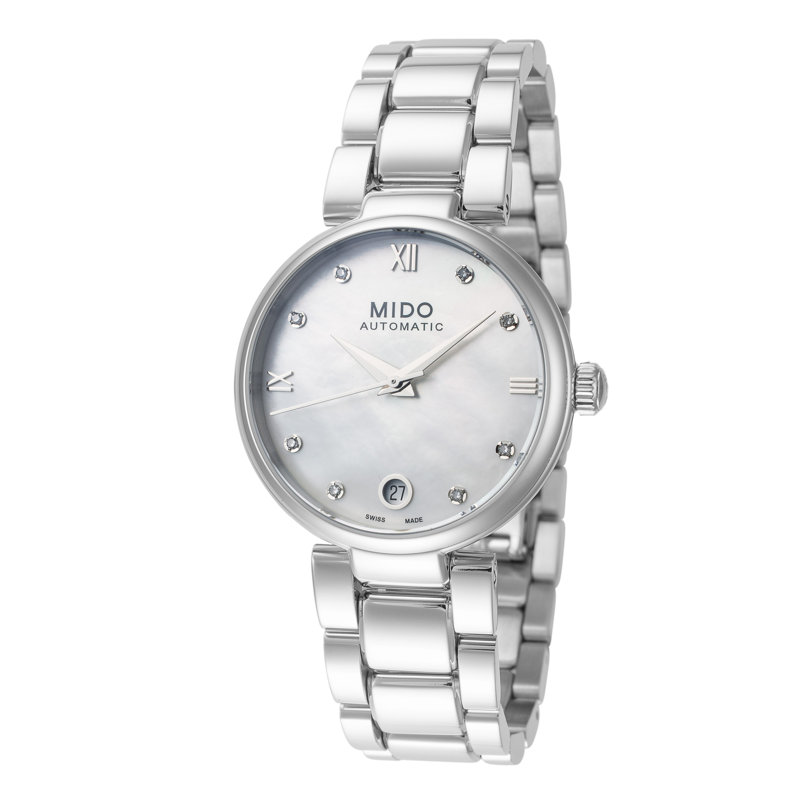 Женские часы с автоподзаводом Mido Womens M0222071111610 Donna 33 мм