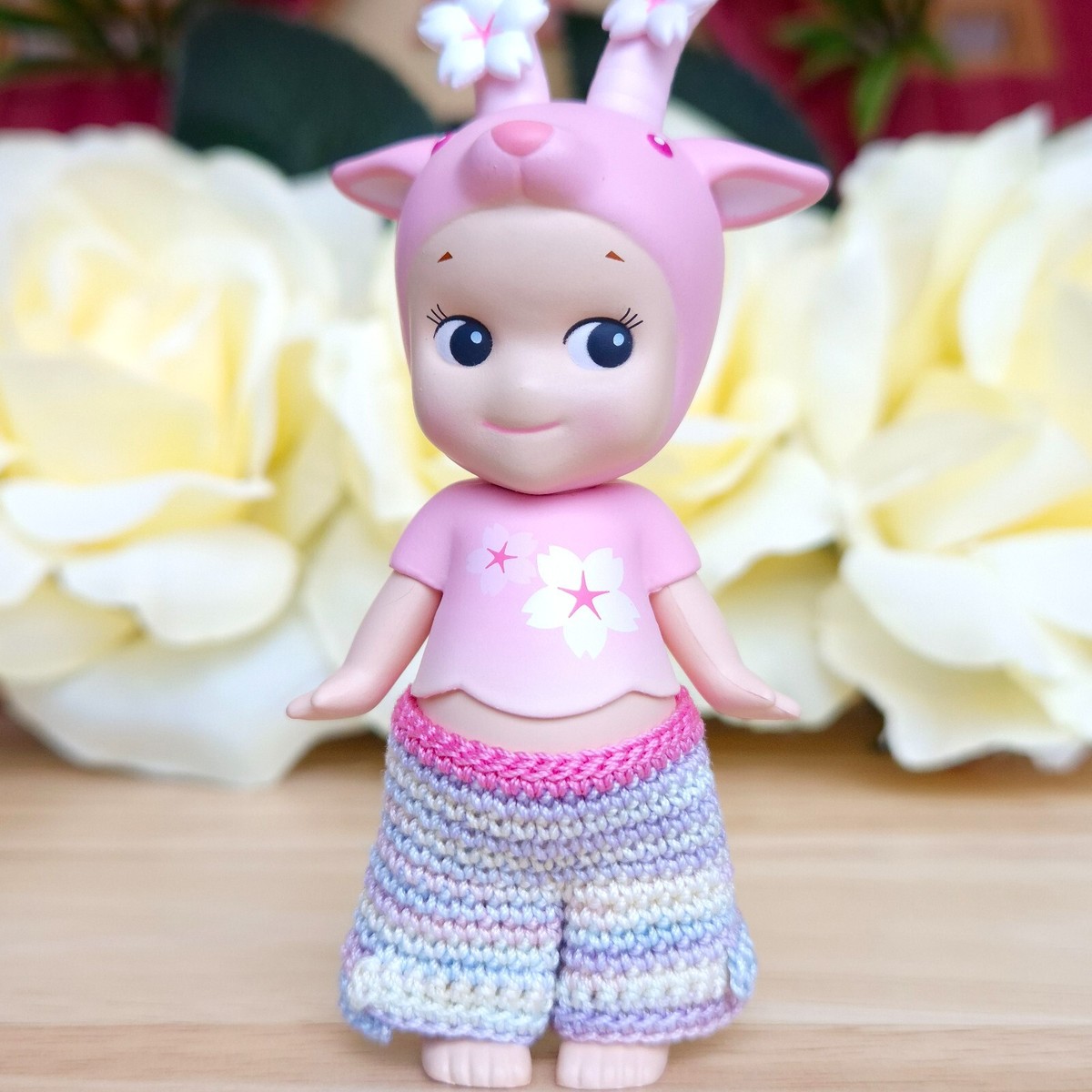 Authentic] Sonny Angel 2019 Cherry Blossom Goat + Pastel Gradient