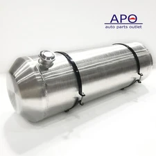  Fuel Tank 18 1/4 Gallon 12'' x38" 1/4NPT Outlet End Fill Spun Aluminum Gas Tank