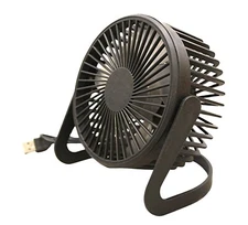 6-Inch USB Desk Fan – Portable Quiet Adjustable Angle, Home & Office Black New