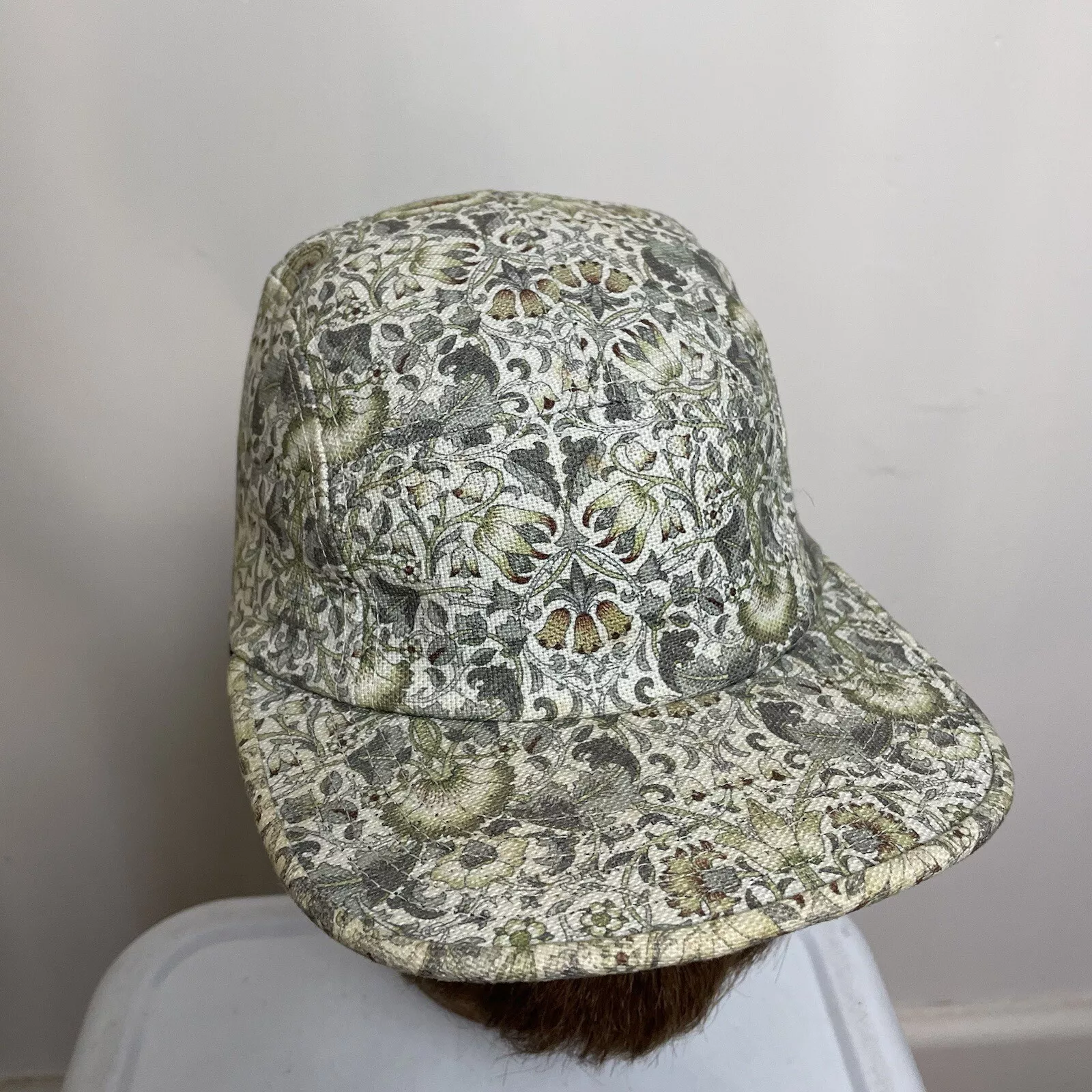 Sample Supreme x Liberty Art Fabrics Camp Cap Floral SS12 Hat Beige No BOGO Rare