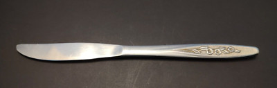 International Superior Radiant Rose Stainless Steel Flatware Knife Made in USA