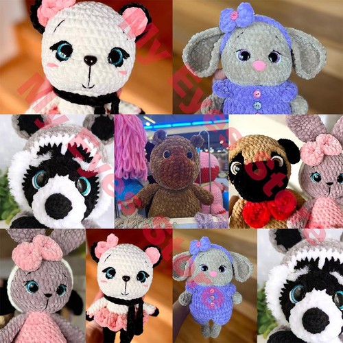 Juego de 20 piezas de ojos planos de seguridad con brillo de pupila excéntrica para juguetes de ganchillo amigurumi - Imagen 6 de 15