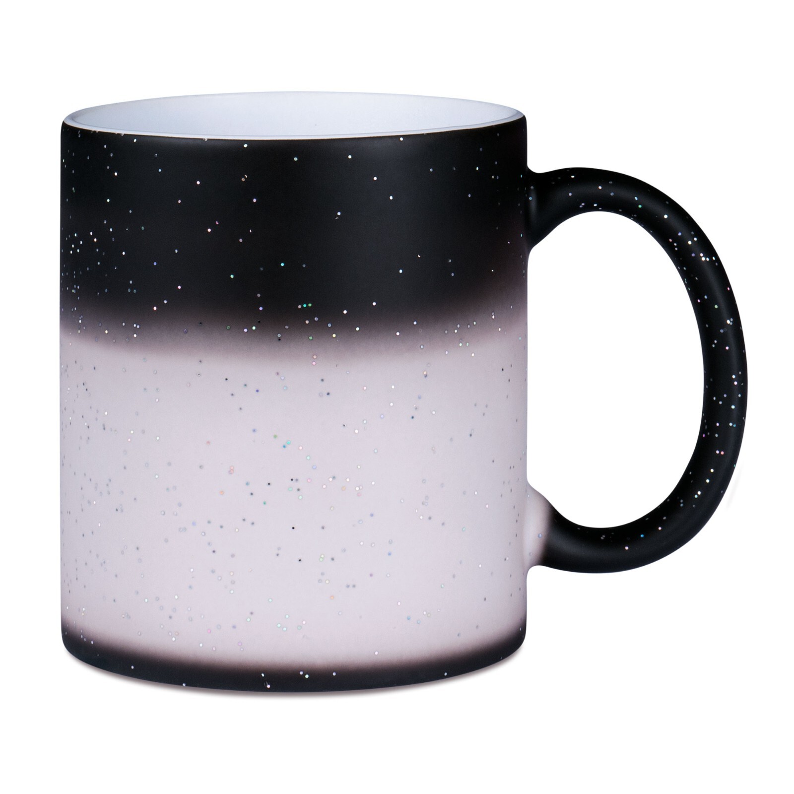 Glitzer Zauber Farbwechsel Tasse Magic personalisiert Foto Spruch Valentinstag