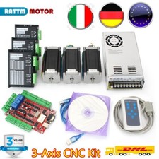 〖FRA〗 3 Axis USB CNC Controller Kit NEMA 23 Stepper Motor Driver 425oz 3A 112mm