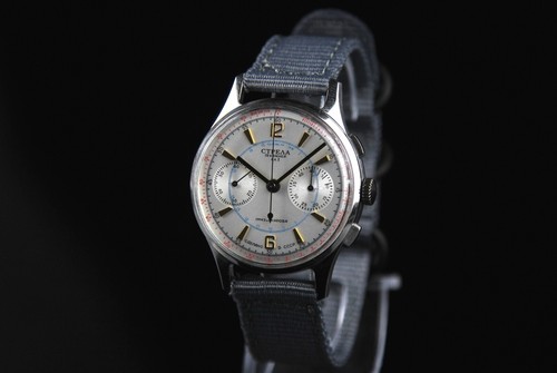 Soviet vintage men's mechanical wristwatch Chronograph STRELA (1 MCHZ Kirov)