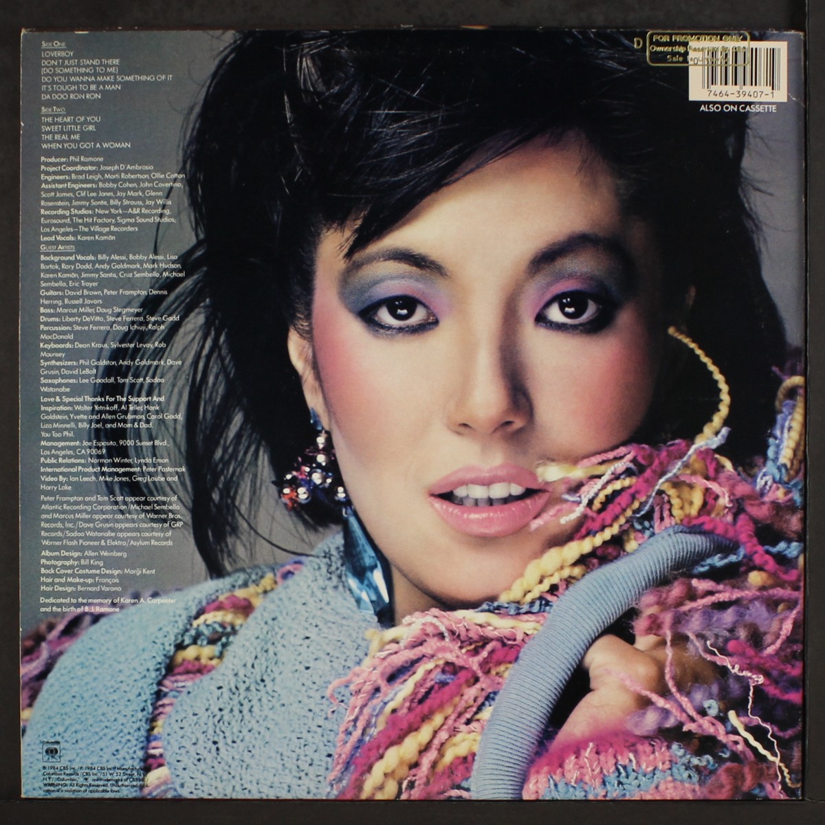 KAREN KAMON: heart of you COLUMBIA 12