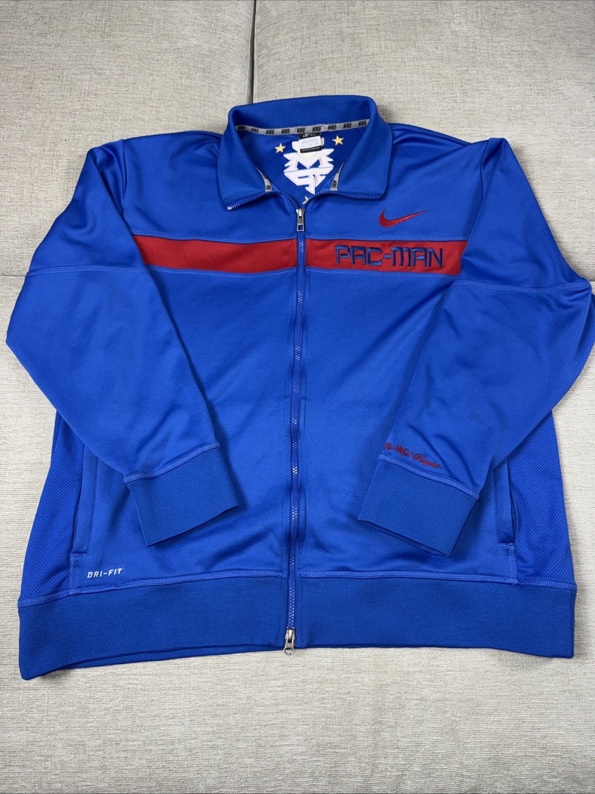 SACAI X NIKE Giacca Nike Manny Pacquiao "PAC MAN" 2XL rara con zip