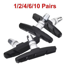 4 Pairs High Grade Cycling Bicycle Bike V Brake Pads 70mm Shoes Pads Black