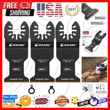 Carbide Oscillating Saw Blades, Multitool Blades Quick Release for Hard Mater...