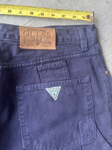 Vtg NOS 90s Guess Work Baggy Denim Shorts Men's Size 40 USA Made Y2K - Picture 4 of 7