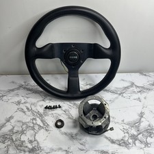 Used Momo 12 Steering Wheel Black Came Off A 928 Porsche