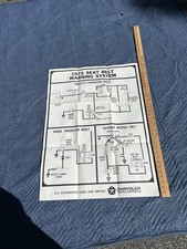 1972 Nos Chrysler Dodge Plymouth Wall Chart Sign Seat Belt Warning Garage 34x22