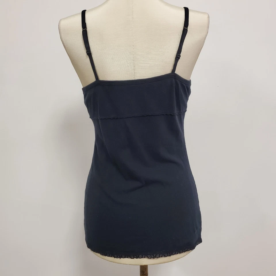 So Wear It Declare It Womens Y2K Preppy Beaded Babydoll Cami Size M Blue 90S - Image 3 of 4