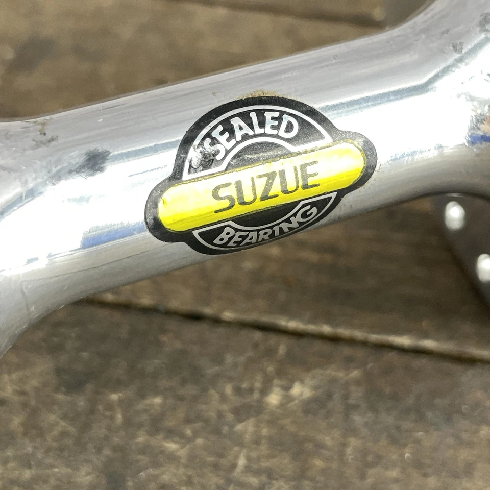 Buje Delantero Suzue 48H Brida Alta Cojinete Sellado Nuevo de Lote Antiguo Liberación Rápida Plateado Foto 4 de 4