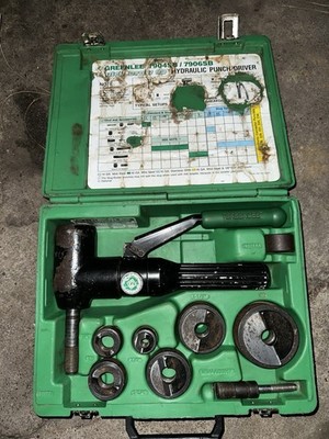 Greenlee 7904SB Quick Draw Hydraulic Punch Kit SLUG BUSTER 1/2''-2'' Conduit