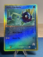 Team Aqua's Carvanha 48/95 Reverse Holo Ex Team Magma vs Team Aqua NM LP on eBay