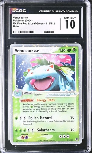 Venusaur ex graded CGC 10 for sale on eBay