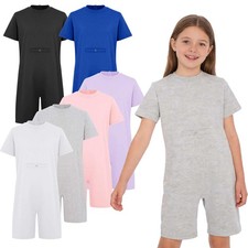 Boys Girls Special Needs Adaptive Clothing Jumpsuit One Piece Rompers Overalls