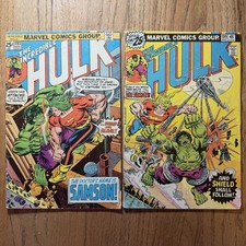 Incredible Hulk #193 #199 Doc Samson App Bronze Age Marvel 1975-1976 VG