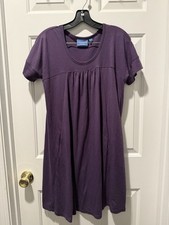Simply Vera Vera Wang Women's Small Purple Tunic Dress