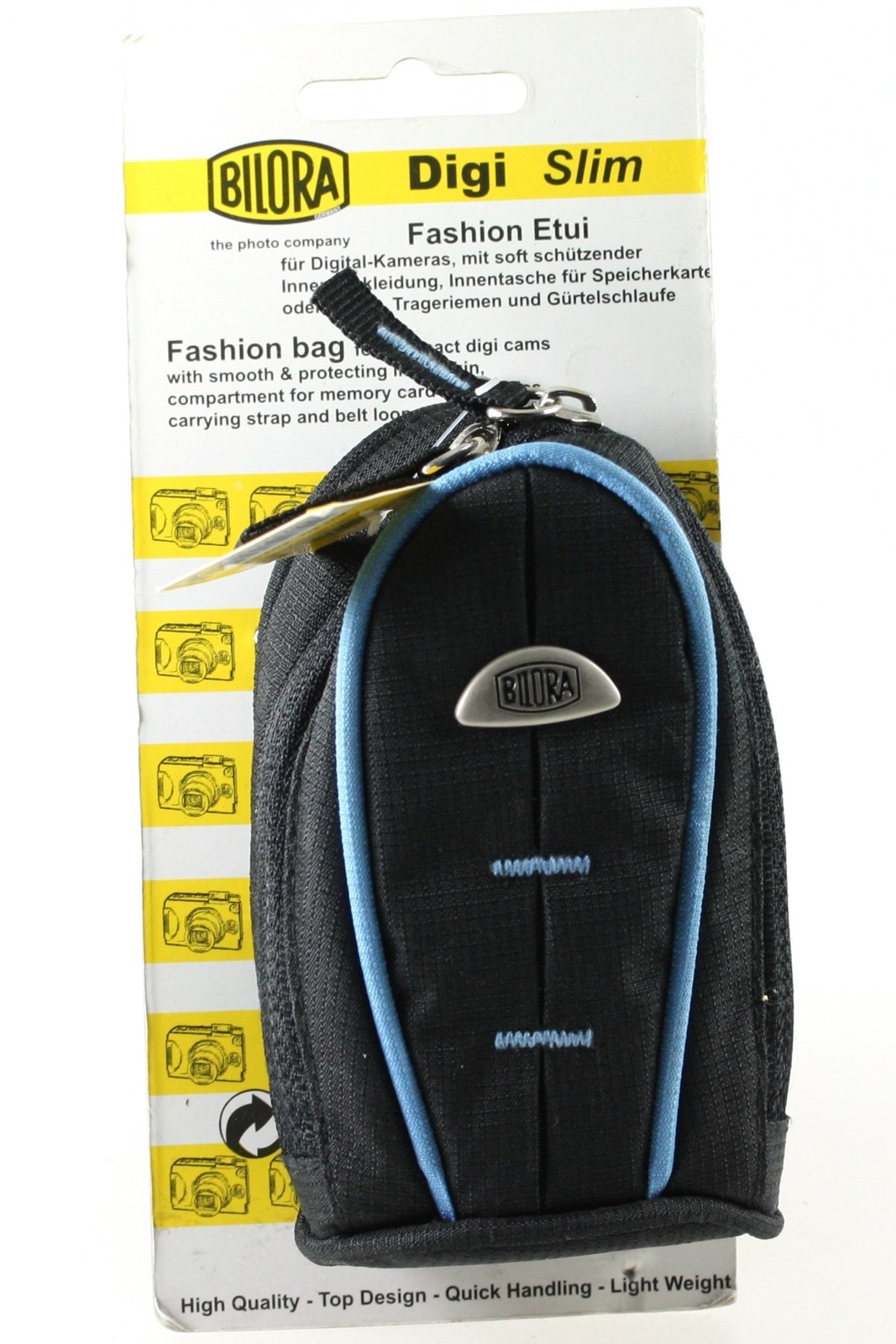 Bilora Digi Slim S Fashion Slim S Digital Camera Case Black/Blue