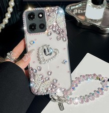 for Moto G 2025/2026,G Play 2026 Bling Case Luxury Cute Shine 3D Butterfly Lo...