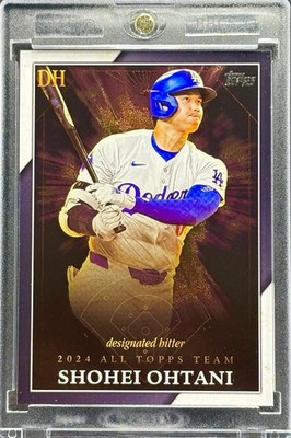 Shohei Ohtani RARE BLACK-GOLD EXPLOSION INVESTMENT CARD TOPPS  DODGERS  MVP MINT
