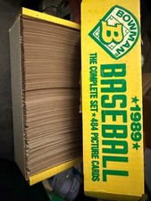 1989 Bowman baseball card complete, hand-collated set 