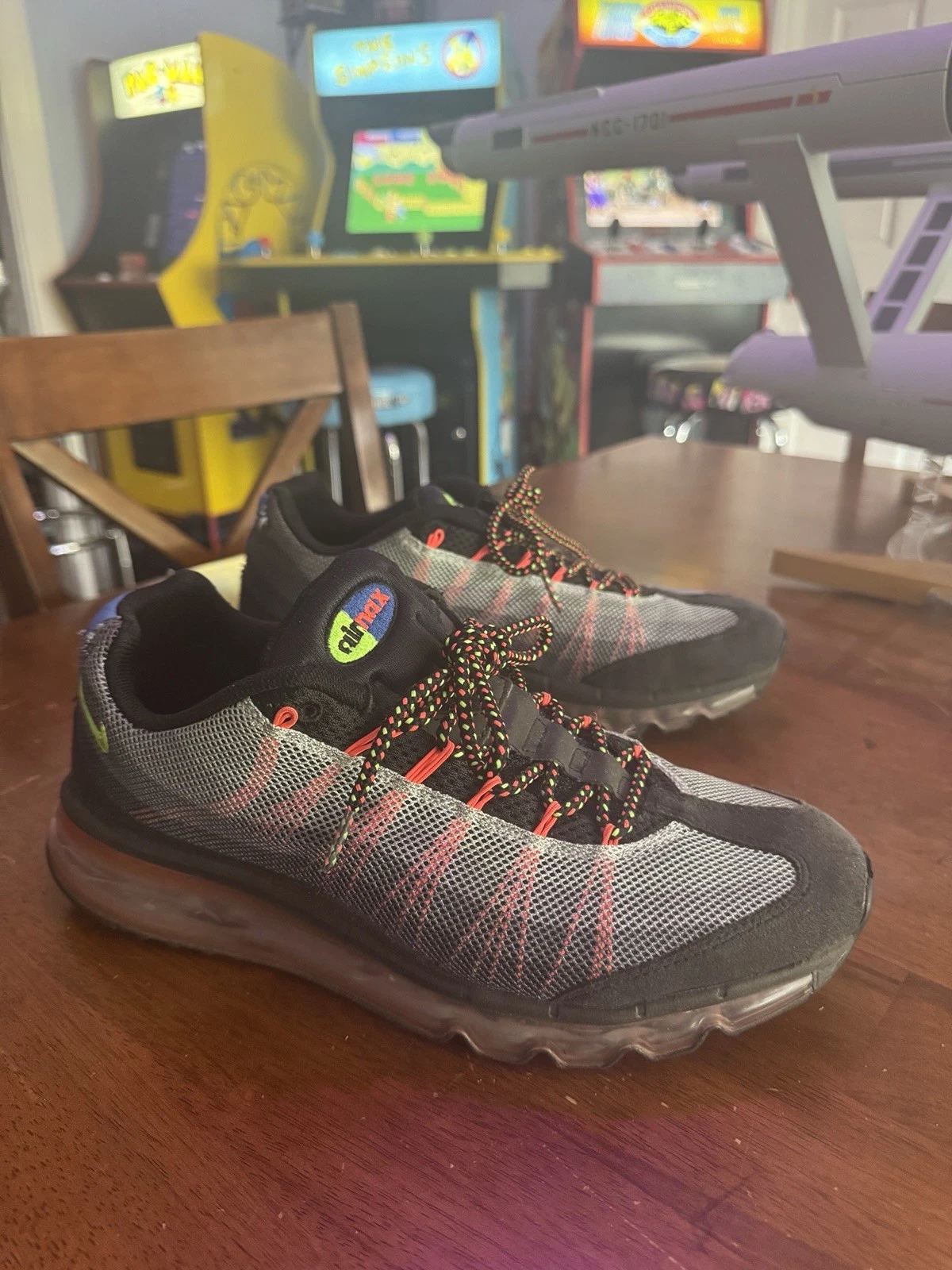 Nike Air Max 95 Dynamic FW Flyknit 2013 rosso nero taglia 10