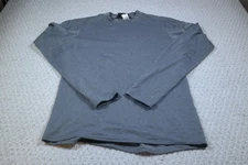 Patagonia Shirt Mens Medium Gray Long Sleeve Base Layer Thermal Stretch Crew