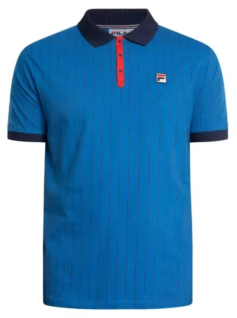 Fila Classic Vintage Striped Polo Shirt - Blue ( Navy/Regatta/Gardenia)
Opens in a new window or tab