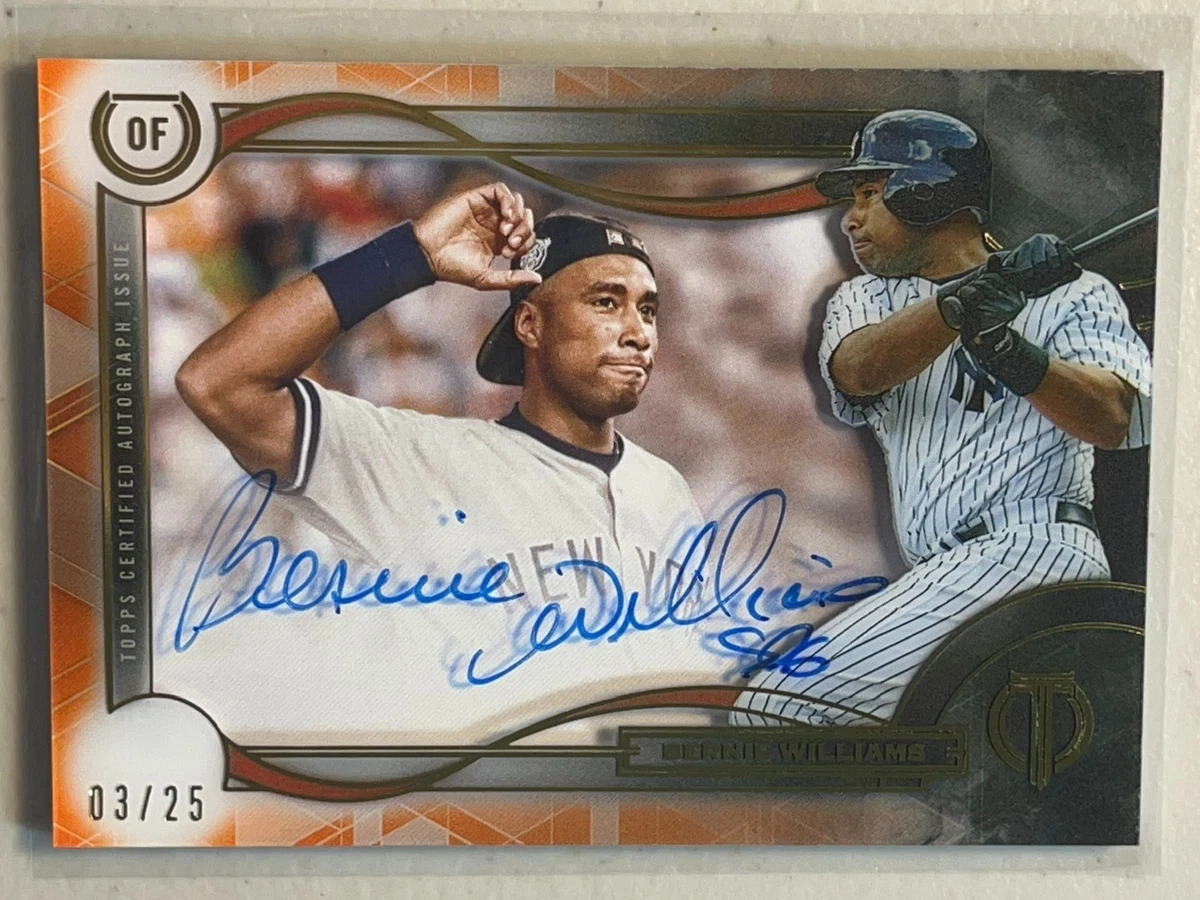 Bernie Williams Baseball Serial Numbered Sports Trading Cards