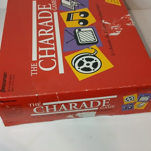 The Charade Game Pressman 1992 Complete - Box Damage - Picture 13 of 15