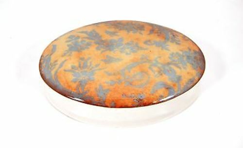 Kimberly Poloson Ceramic 6.25" Floral Oval Trinket Box - Picture 1 of 3