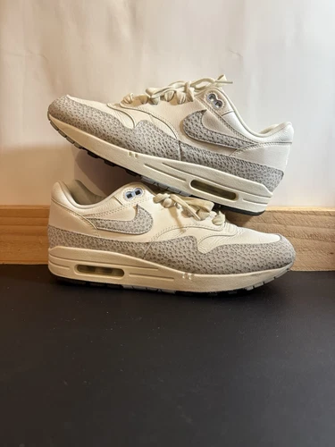 Size 10 - Nike Air Max 1 Safari - Summit White W