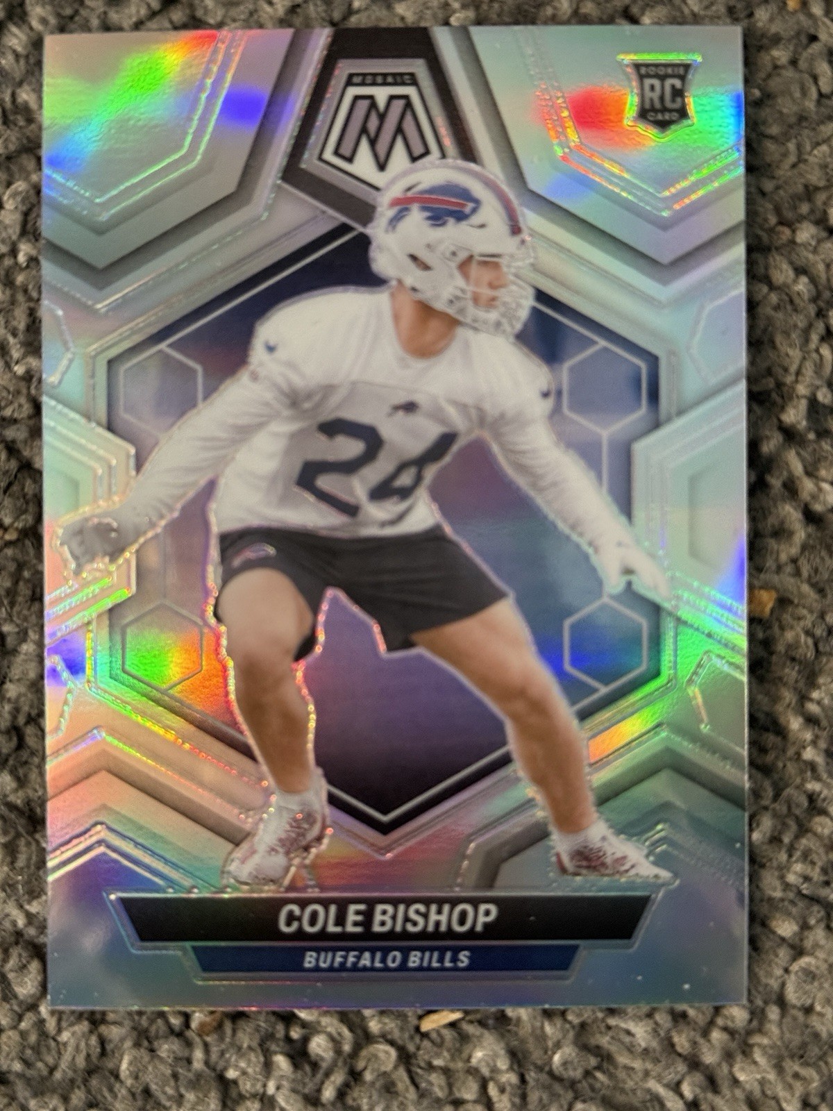 Cole Bishop Panini Mosaic #356 Silver