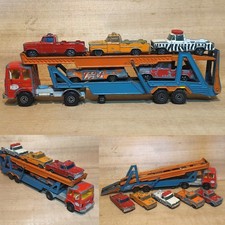 1/60 Majorette France Saviem Renault PS30 Semi remorque porte voiture Série 3000