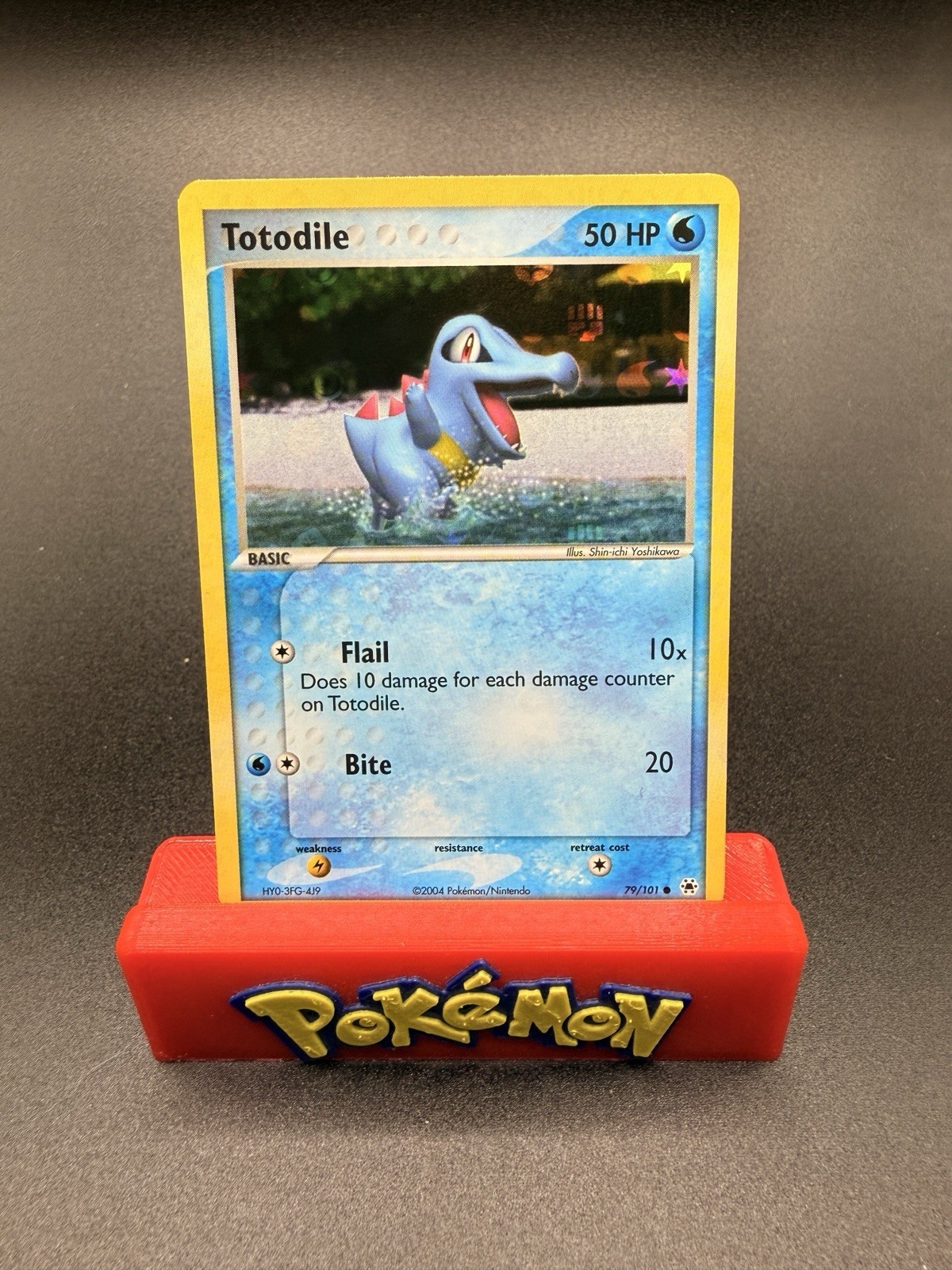 Pokemon Card - Totodile Hidden Legends 79/101 Common Reverse Holo NM