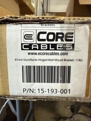 Ecore Cables Hinged Wall Mount Bracket 1U
