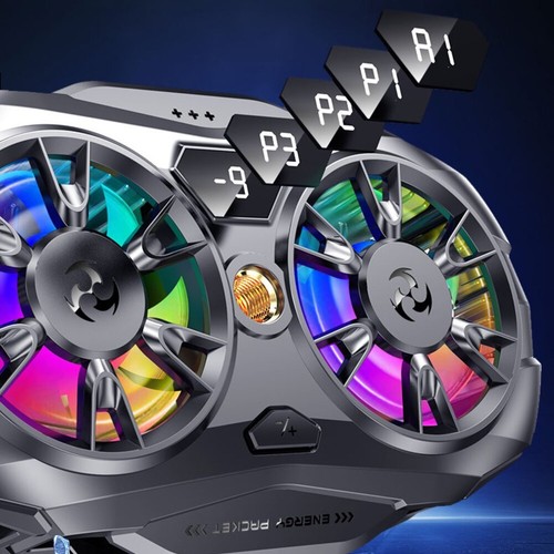 Refroidisseur de t��l��phone portable color�� RGB avec contr?le intelligent de - Zdjęcie 12 z 12